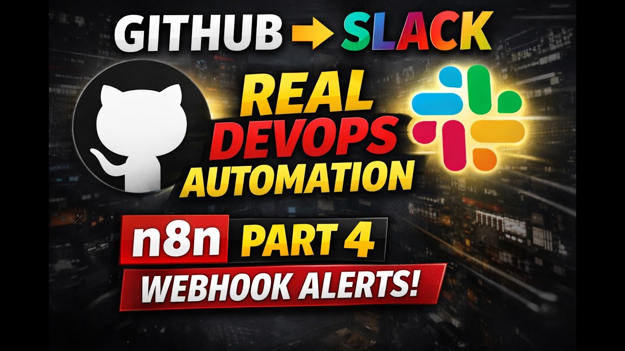 N8N Part 4 | GitHub Webhook to Slack (Real DevOps Automation)