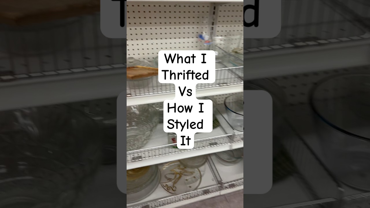 Transforming Thrifted finds into… DIY kitchen organization | cottage core decor