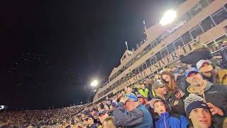 11/15/25 in Bozeman.Top 10 showdown between MSU & UC Davis. Video of the Runout & Drone Show️ⓋⒾⓂ💙💛〽️