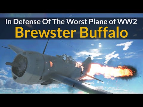 In Defense Of The Worst Plane of WW2 - Brewster Buffalo