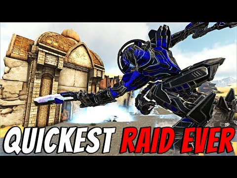 How A 50,000 HOUR Tribe Raids Church Cave In 2 HOURS - Ark