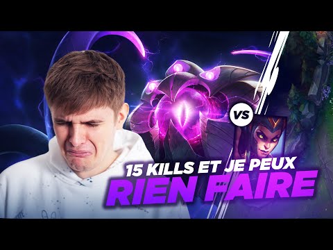 RHOBALAS : SOLOQ SMURF | 15 KILLS ET JE PEUX RIEN FAIRE - VEL'KOZ VS CASSIOPEIA | LOL FR