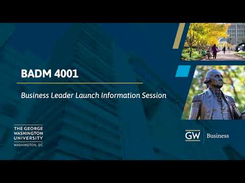 Badm 4001 Course Overview Registration Process