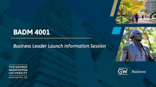 BADM 4001 Course Overview & Registration Process