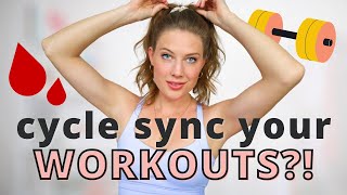 EXERCISE FOR YOUR CYCLE // how to workout with your cycle with the cycle syncing method