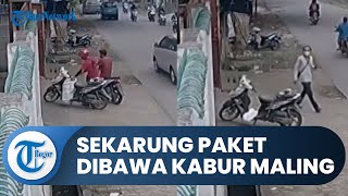 Viral Video Seorang Kurir Kehilangan Satu Karung Paket Kiriman, Diduga Sudah Dibuntuti oleh Pencuri