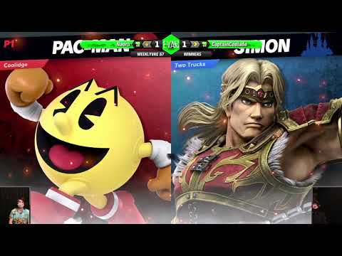 WeeklyVac 67 - SSBU - Naora (Simon) vs CaptainCoolade (Pac-Man)