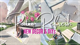 Patio Refresh & Decor | DIY Planters | Budget Patio Decor | Small Patio Ideas | The Craf-T Home