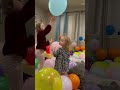 All smiles!! 😍😍 the most beautiful sounds & balloons! #familyvlog #kidsplay #babygirl #laugh