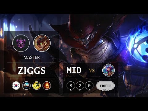 Ziggs Mid vs Neeko - KR Master Patch 9.9