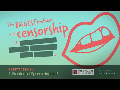 Michael Shermer — Is Freedom of Speech Harmful for College Students?