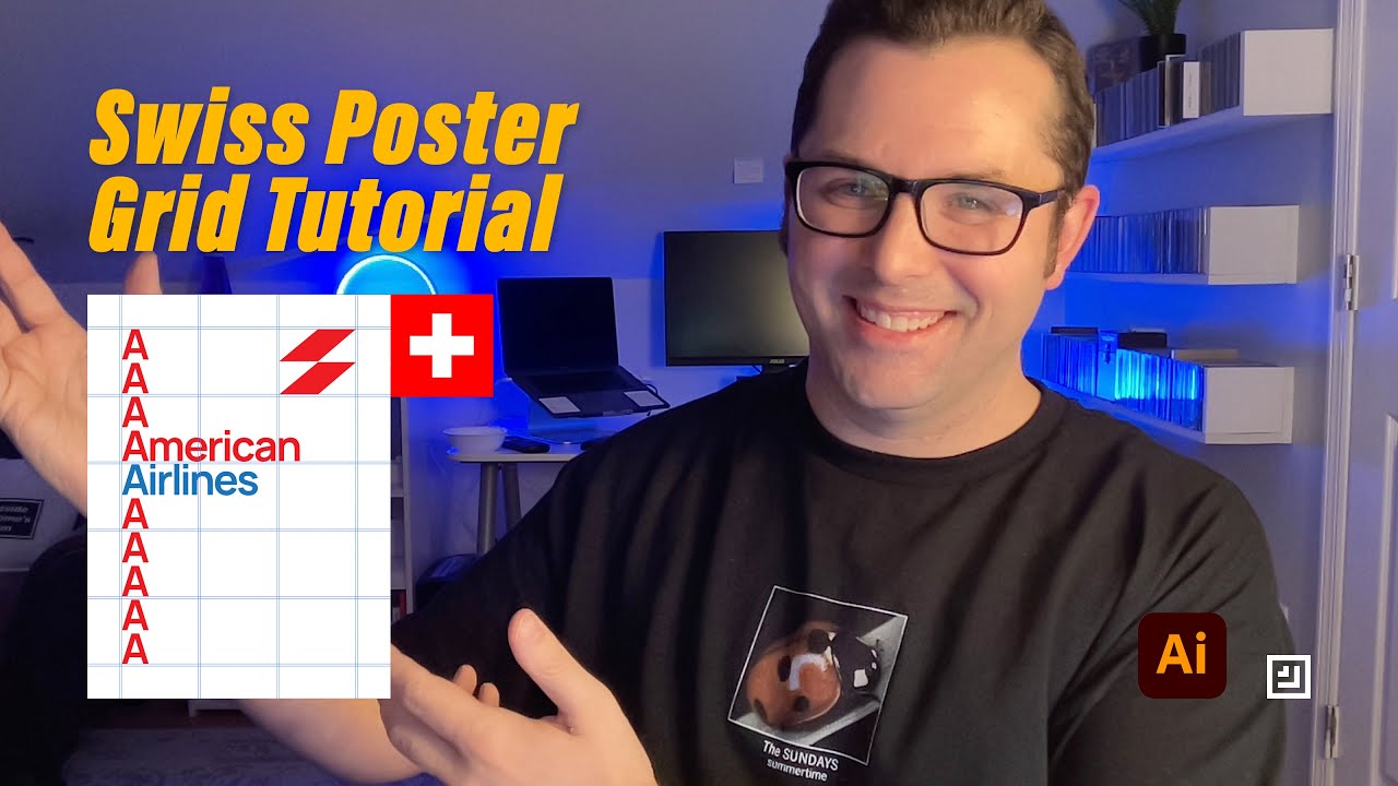 #Illustrator Tutorial - Swiss Poster Grid Setup