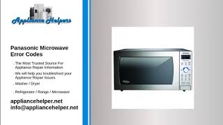 Panasonic Microwave Error Codes
