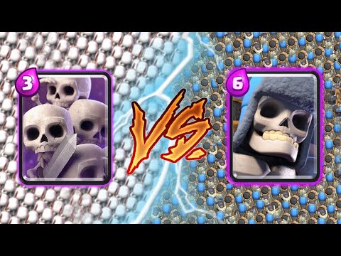 SKELETON ARMY VS GIANT SKELETON - Clash Royale Super Challenge #227