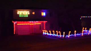 Christmas Light Show 2015 - Out Of Eden - Do You Hear What I Hear