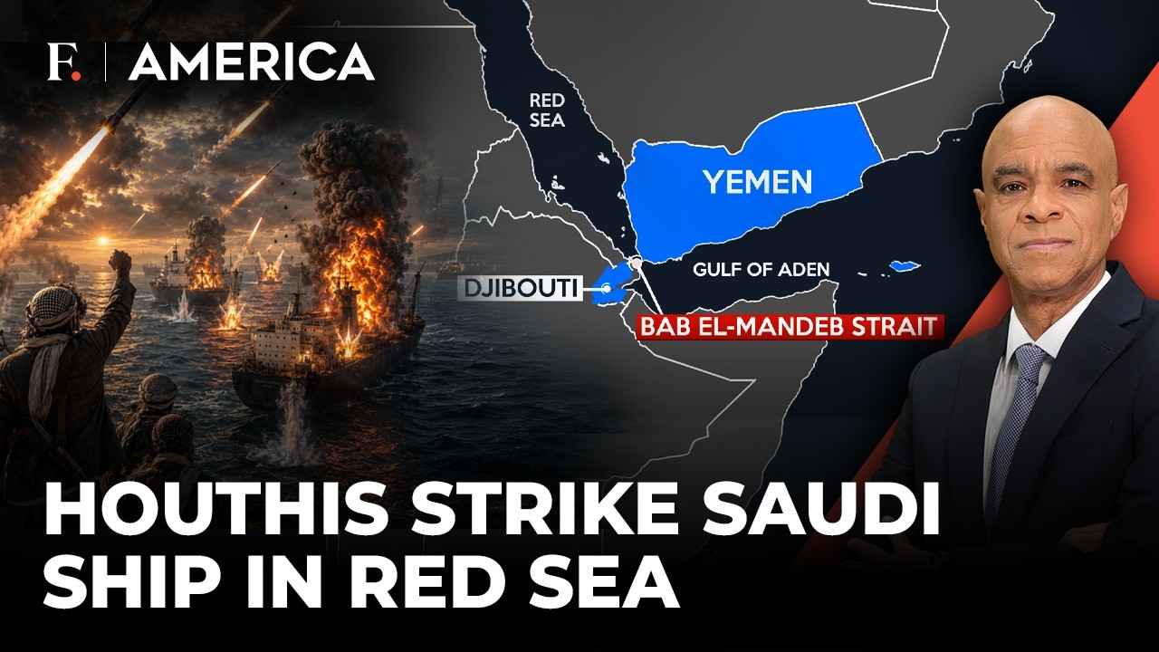 Houthis Fire Ballistic Missiles, Drones Targeting Saudi Ship & Oil Refinery | Firstpost America