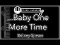 ...Baby One More Time - Britney Spears - Piano Karaoke Instrumental
