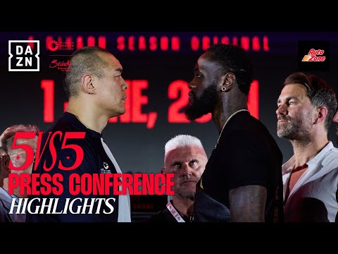 PRESS CONFERENCE HIGHLIGHTS | Queensberry vs. Matchroom 5v5 Feat. Deontay Wilder vs. Zhilei Zhang