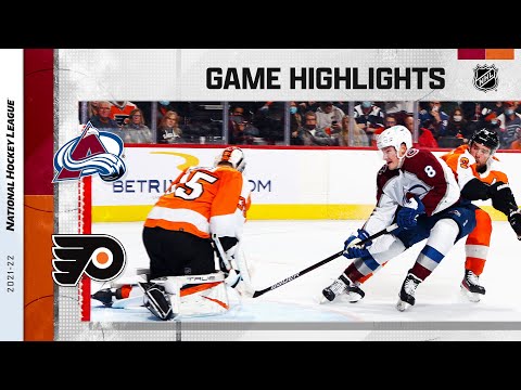 Avalanche @ Flyers 12/6/21 | NHL Highlights