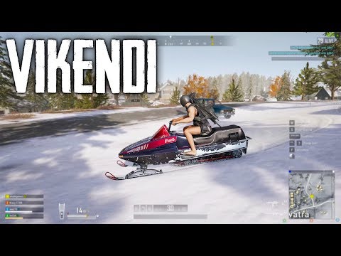 PUBG Vikendi Snow Map Gameplay - Brand New *SNOW Map | New VEHICLE, GUN !!!