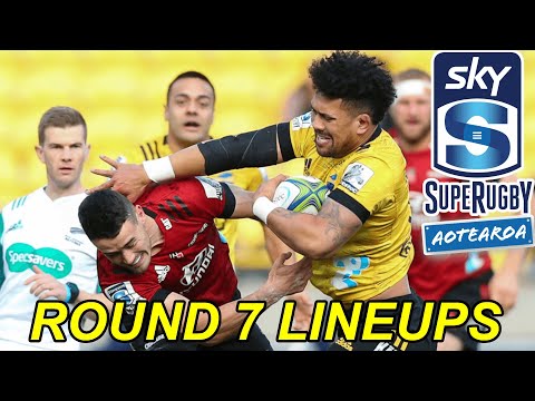 HURRICANES vs CRUSADERS Lineups (Super Rugby Aotearoa 2021 Round 7)