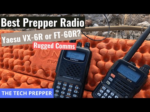 The Best Prepper Radio - Yaesu VX-6R vs FT-60R