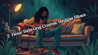 2-Hour Relaxing Cosmic Reggae Blues | Space Chill • Soulful Guitar • Celestial Vibes 