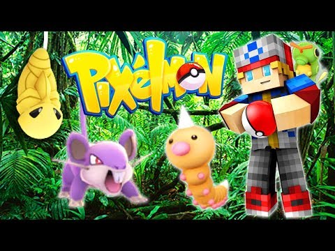 CAPTURING OUR FIRST POKEMON! (POKEMON IN MINECRAFT) Pixelmon Episode 2
