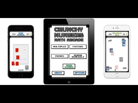 Crunchy Numbers Math Arcade Video