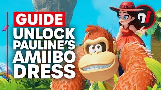 How to Unlock Pauline's Diva Dress With or WITHOUT an amiibo in Donkey Kong Bananza