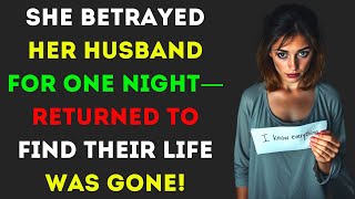 I Cheated on My Husband for One Night—Came Back to Find Him Gone, Along with Our Life!