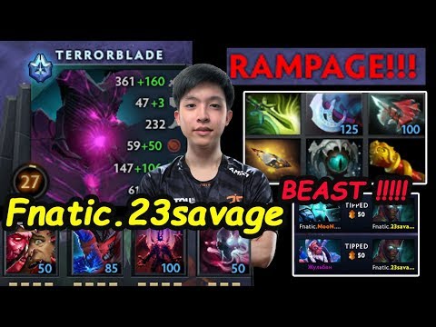 23savage [Terrorblade] ULTRA INSTINCT CARRY FAST FARM RAMPAGE BEAST !! Dota 2 pro Gameplay
