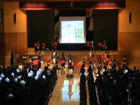 こども学科 【吹奏楽】課題曲オーディナリーマーチ　文化祭演奏（小編成）１／７