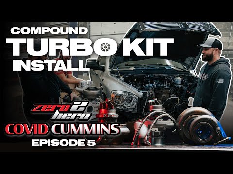 Installing A BD Cobra Compound Turbo Kit On The 2007 Cummins \\ COVID CUMMINS EP. 5