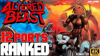Which Version of Altered Beast Did I Rank No.1? (4K/60FPS Remaster) #alteredbeast #sega #arcadegames