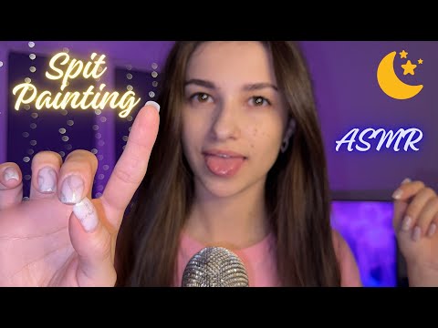 Asmr | Spit Painting & Mouth Sounds 👄💤