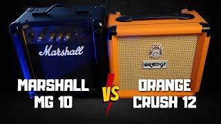 Video thumbnail for Marshall MG10 vs Orange Crush 12 - Review, Demo, Sound Comparison by Best Guitars Now