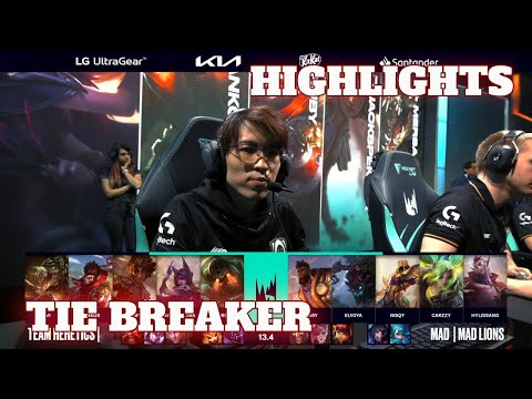 TH vs MAD - Tie Breaker Highlights | Week 3 Day 3 LEC Spring 2023 | Team Heretics vs Mad Lions W3D3