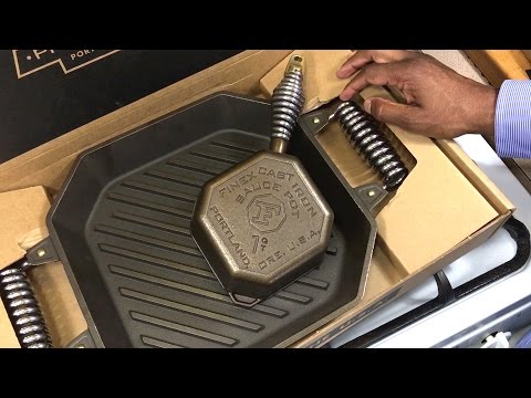 Opening My Finex Cast Iron 12" Twin Spring Grill Pan & 1-Quart Sauce Pot