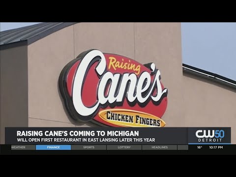 Raising Cane's Chicken Fingers abrindo primeiro restaurante em Michigan em East Lansing