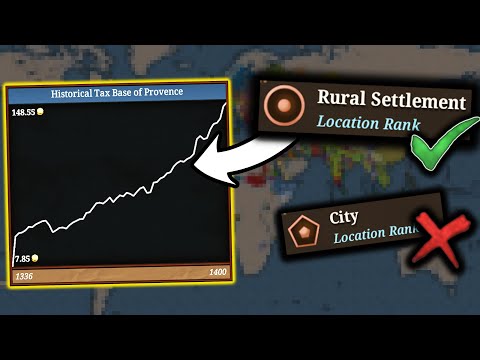 This is why Rural Settlements are SO MUCH BETTER than Towns or Cities! #eu5