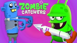 Zombie Catchers Прикольный игровой мультик про зомби Веселое видео для детей Поймай Зомби!!!