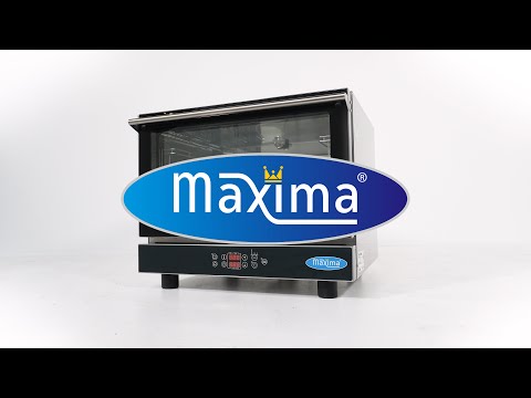 Maxima Gastro Combi - Dampfofen - Passt 5 Tabletts (1/1GN / 60 x 40 cm) - Digital Anzeige - 400 V