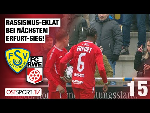 Rassismus-Eklat bei nächstem Erfurt-Sieg: Luckenwalde - Rot-Weiß Erfurt | Regionalliga Nordost