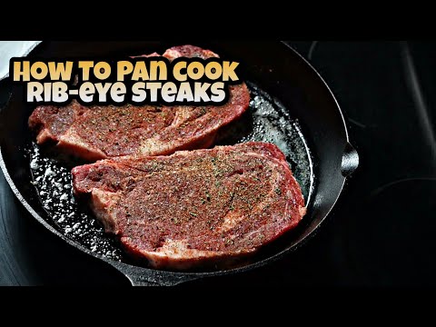 EASY Pan Seared Ribeye Steaks RECIPE | Ray Mack's...