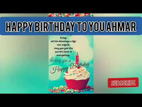 Happy birthday to Ahmar❤️