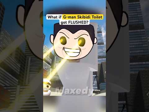 What if G-Man got FLUSHED? 🚽 #skibiditoilet