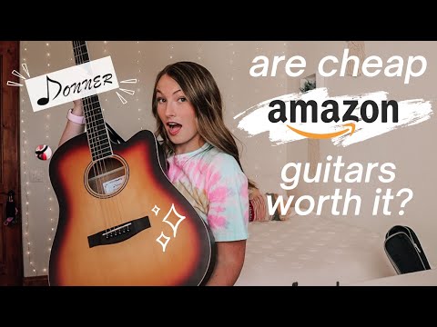 Are Cheap Guitars on Amazon Worth it? // Donner Guitar Review & Unboxing 2021