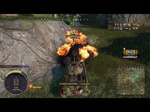 T-10 "Mastery Ace Tanker" Gameplay at "Dragon Ridge" | XBOX ONE | WoT Console