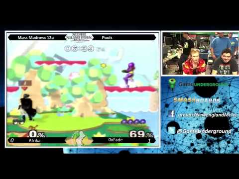 Mass Madness 12a - OxFade vs Afrika SSBM Pool 1